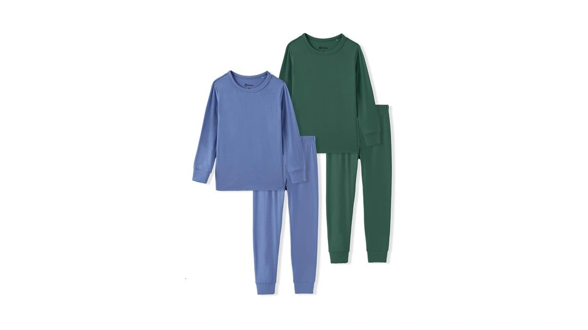 Patpat Bamboo Viscose Toddler Pajama Set, Pj For Baby Boy,