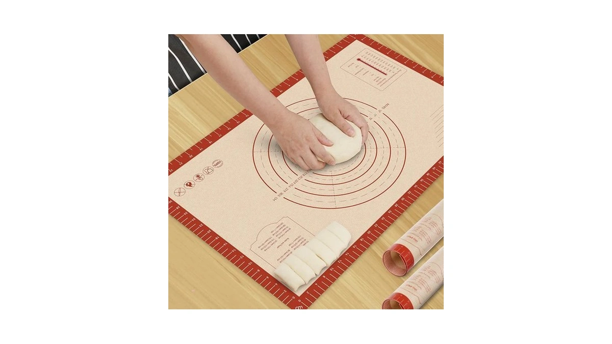 Hotec Silicone Baking Mat - 26x16 Thickened Pastry Dough Mat