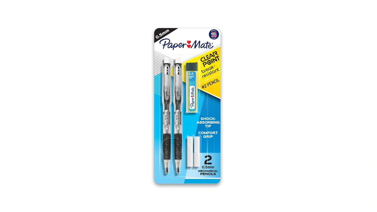 Paper Mate Clearpoint Mechanical Pencils, 0.5mm Break-resistant Hb #2 Lead,
