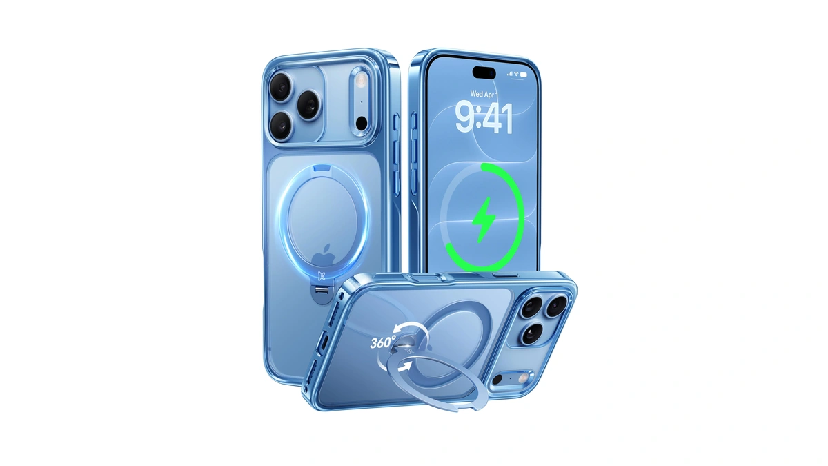 Casekoo Glacier Blue For Iphone 18 Pro Max Case, 360
