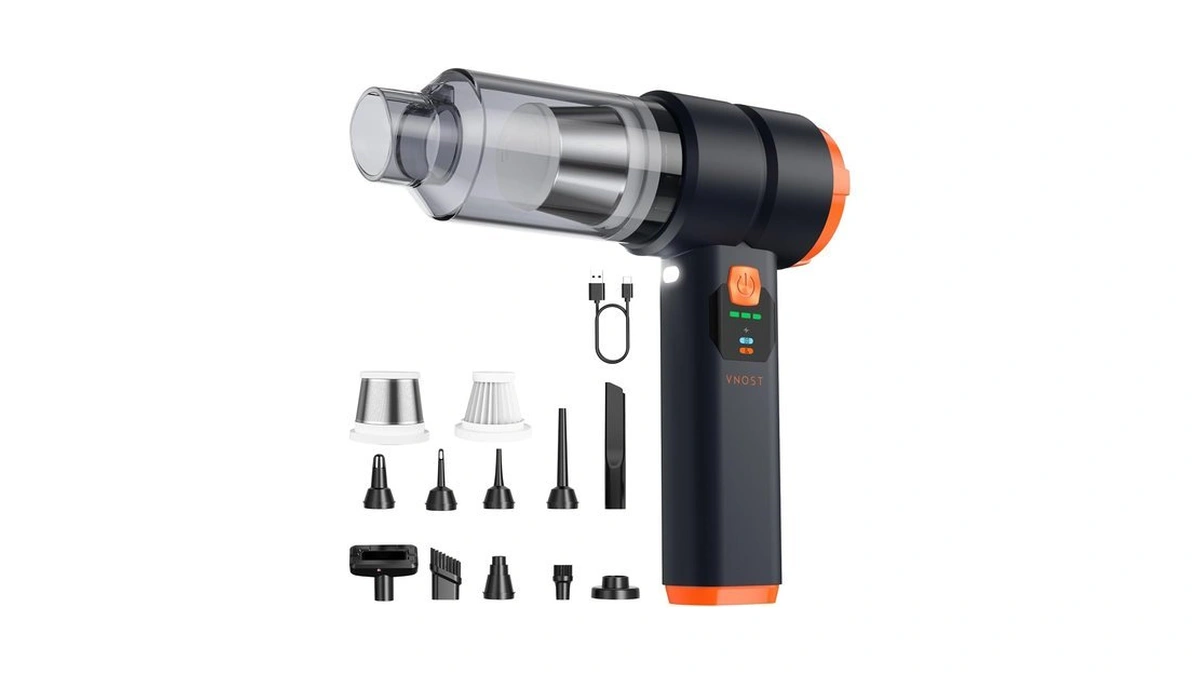 Portable Cordless Car Vacuum,4-in-1 Handheld Cordless Vacuum With 30000pa Suction,130000