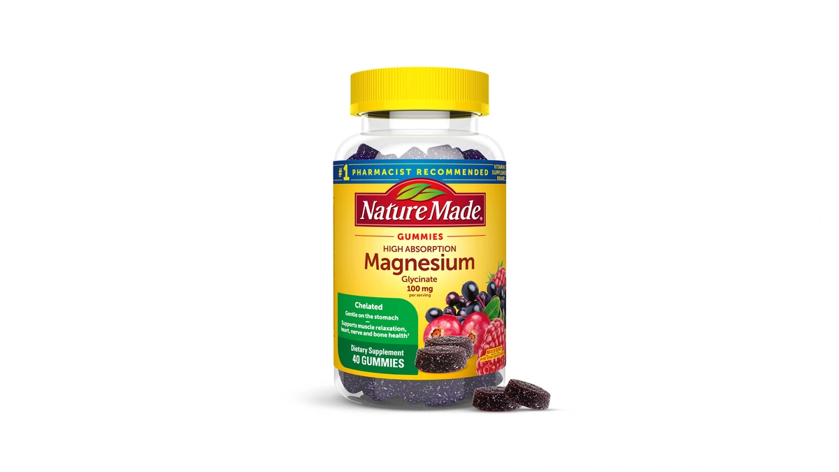 Nature Made High Absorption Magnesium Glycinate Gummies, 40 Count