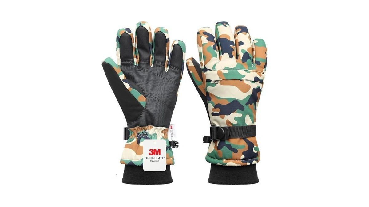 Odtmger Ski Gloves,snow Gloves Waterproof Winter Warm Cold Weather Touchscreen