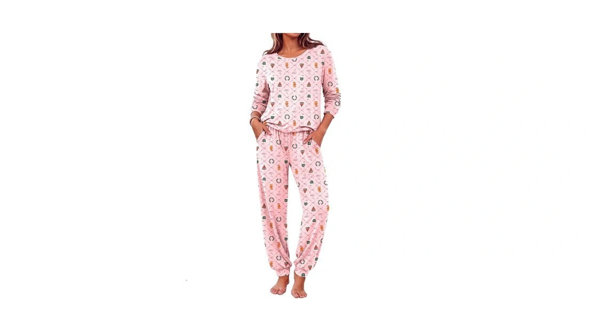 Ekouaer Pajamas For Women Set Soft Lounge Sets 2 Piece