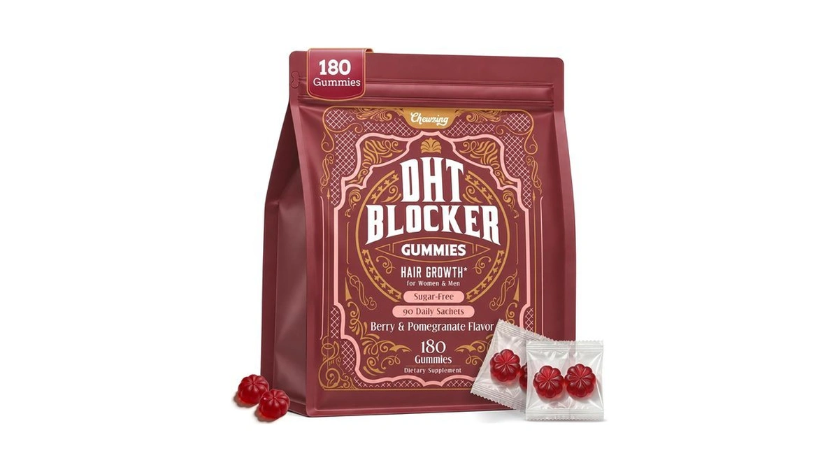 Dht Blocker Gummies With Saw Palmetto & Pumpkin Seed Oil,