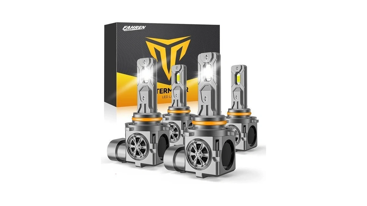 Termitor 9005/hb3 9006/hb4 Light Bulbs Combo, 135,000lm 15x Brighter,85k+ Hrs,