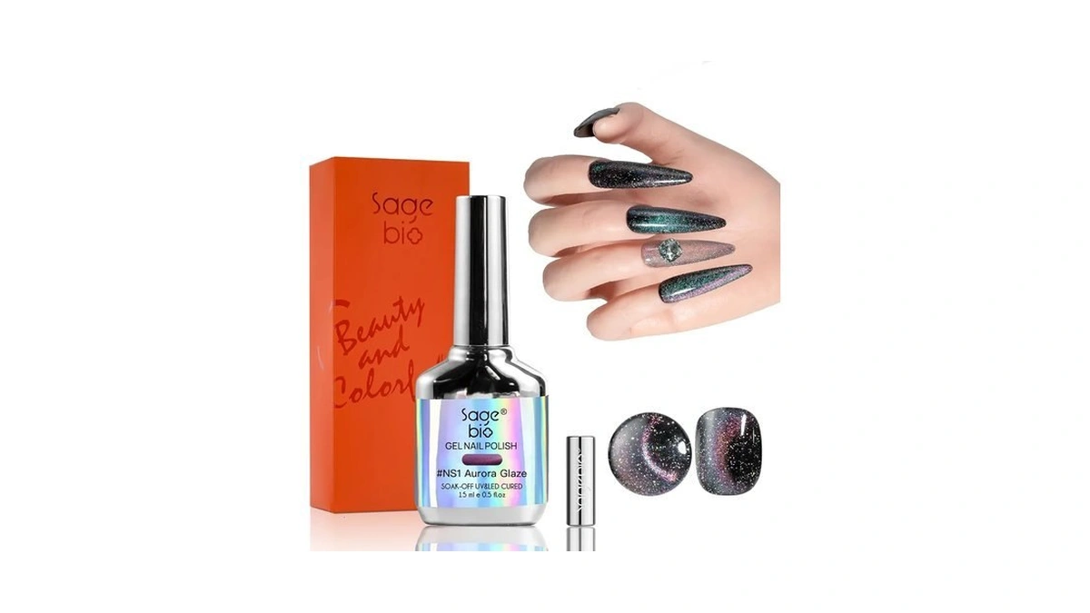 Sagebio Cat Eye Gel Nail Polish Magnetic Gel