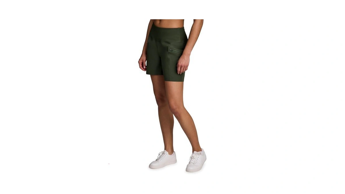 Rbx Women's Shorts, Mid Length Quick Drying Stretch Woven Flat