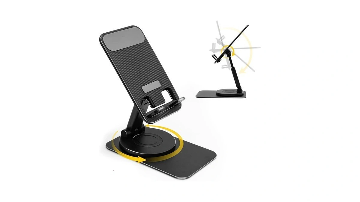 Senseage Rotatable Cell Phone Stand, Adjustable Folding Cell Phone Stand