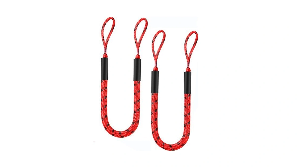 Bungee Dock Lines 2 Pack – Shock Absorbing Mooring Ropes
