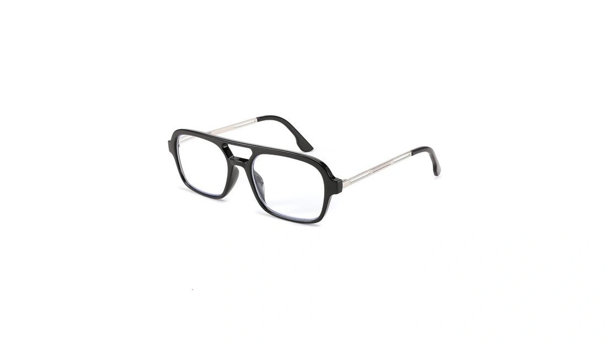 Feisedy Retro Square Blue Light Blocking Reading Glasses For Women