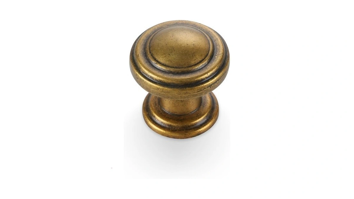 Giyuro 10 Pack Kitchen Cabinet Knobs Antique Brass Cabinet Knobs