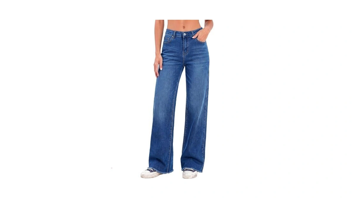 Utyful Pants For Women Loose Fit Baggy Jeans Distressed Classic
