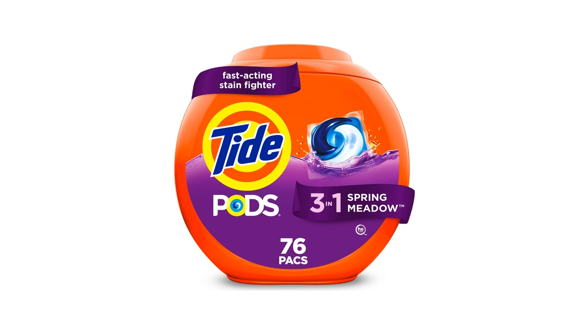 Tide Pods Laundry Detergent Pacs, 3-in-1 Stain Remover, Odor Fighter,