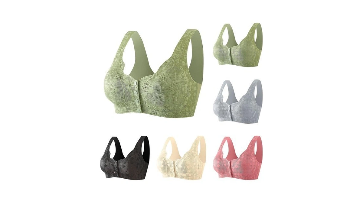 Gahiedim Bras For Women,bras For Older Women Front Closure Comfortable