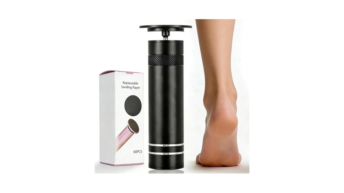 Electric Foot Callus Remover-60pcs Replacement Sandpaper Discs, 1200rpm Speed Adjustment,