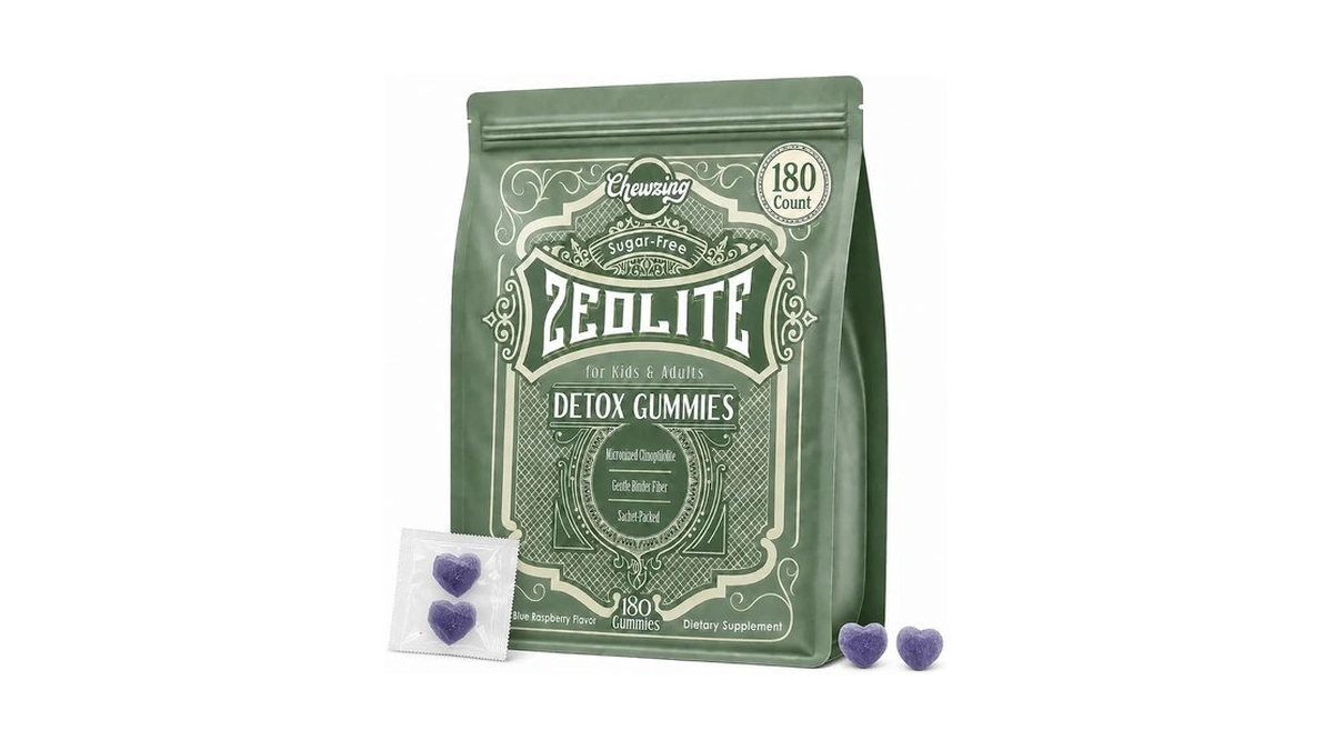 Zeolite Detox Binder Gummies β Liver & Gut Support For