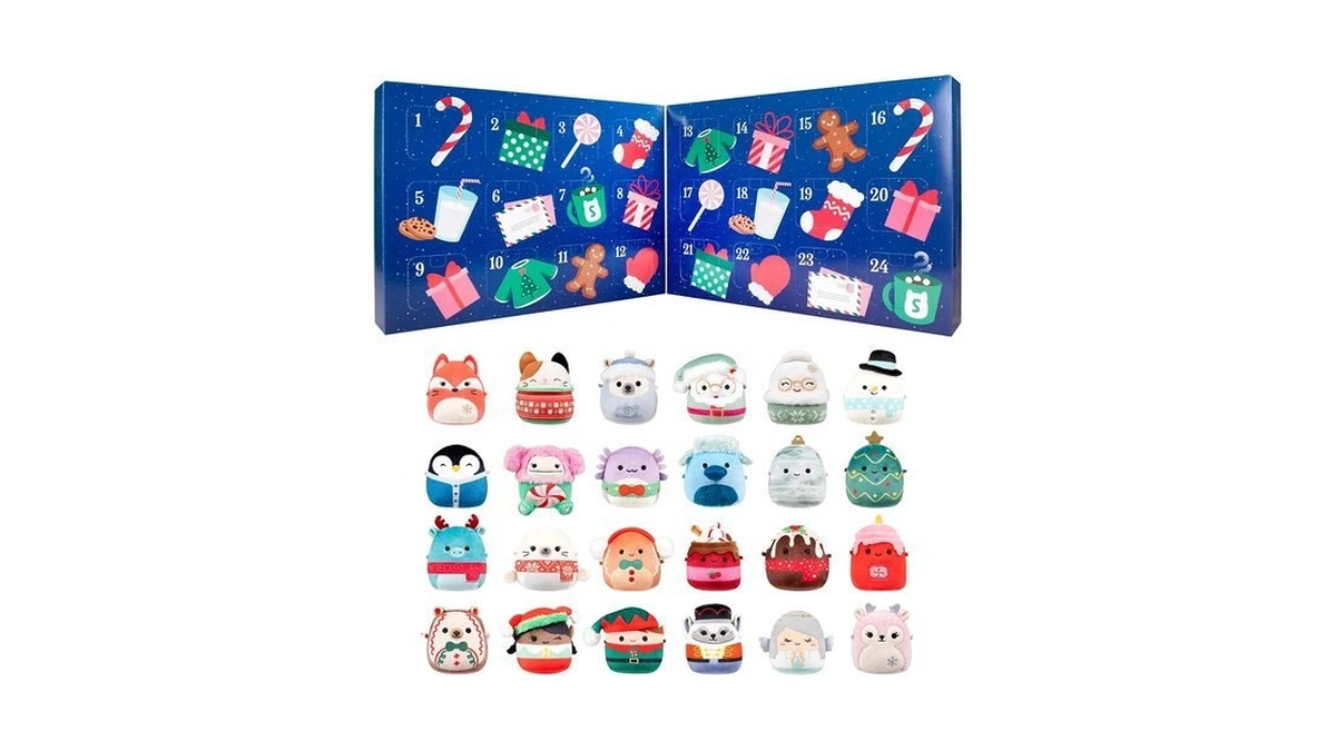 Squishmallows Original 24-day Micromallows Holiday Plush Advent Calendar