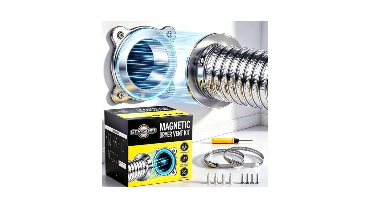 Stygort Upgraded Magnetic Dryer Vent Connector Kit For Easy Vent