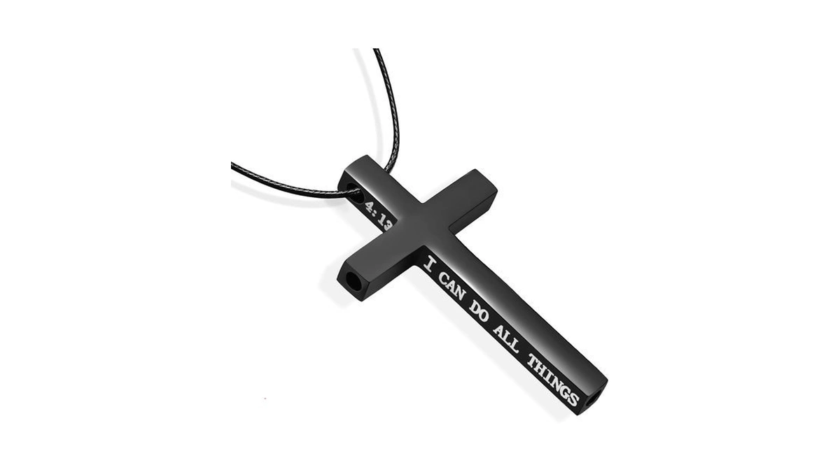 Anxiety Breathing Necklace Breathe Easy Mindfulness Stress Relief(black)