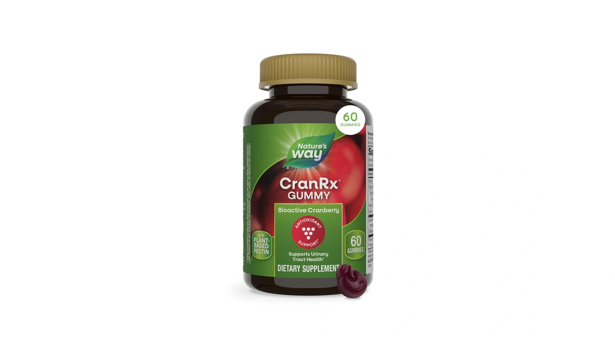 Nature's Way Cranrx Cranberry Gummies, Urinary Tract Health Support*, 60