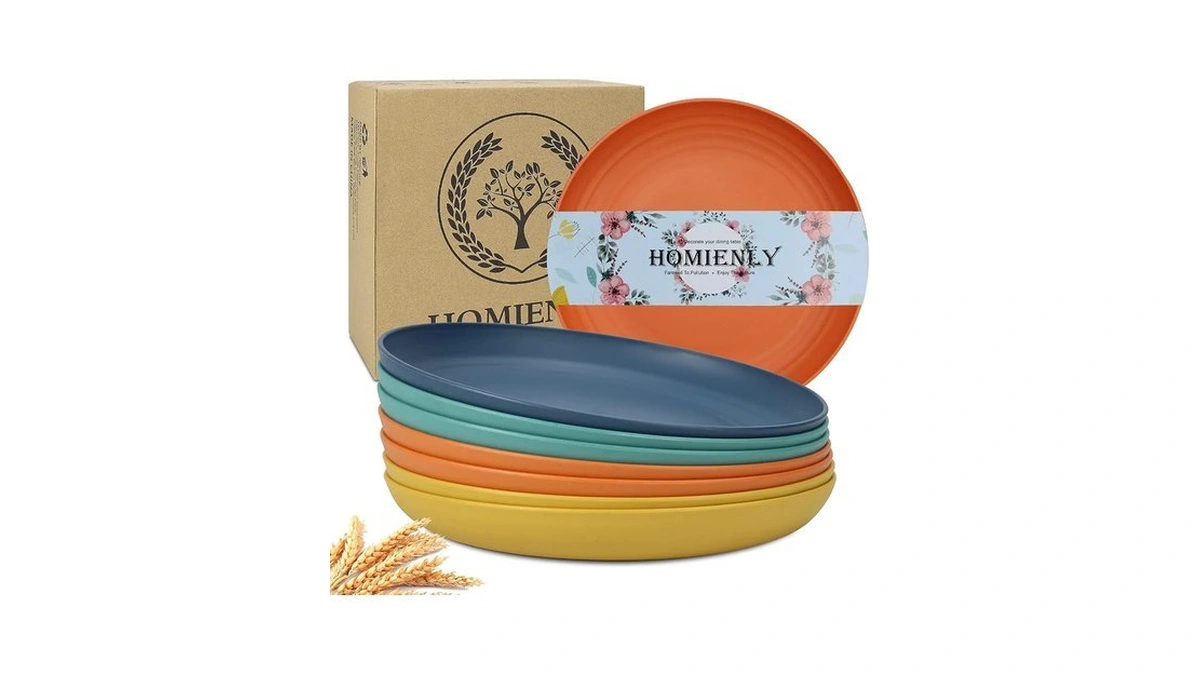Homienly Deep Dinner Plates Set Of 8 Alternative For Plastic