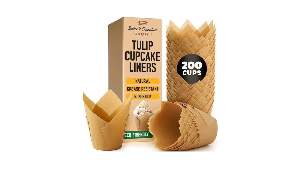 Tulip Cupcake Liners, Muffin Liners For Baking By Baker's Signature