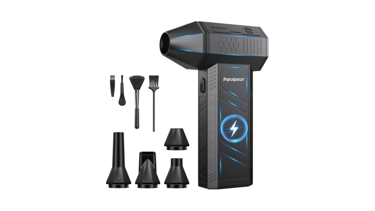 Compressed Air Duster - 130000rpm Powerful Electric Air Duster, 3