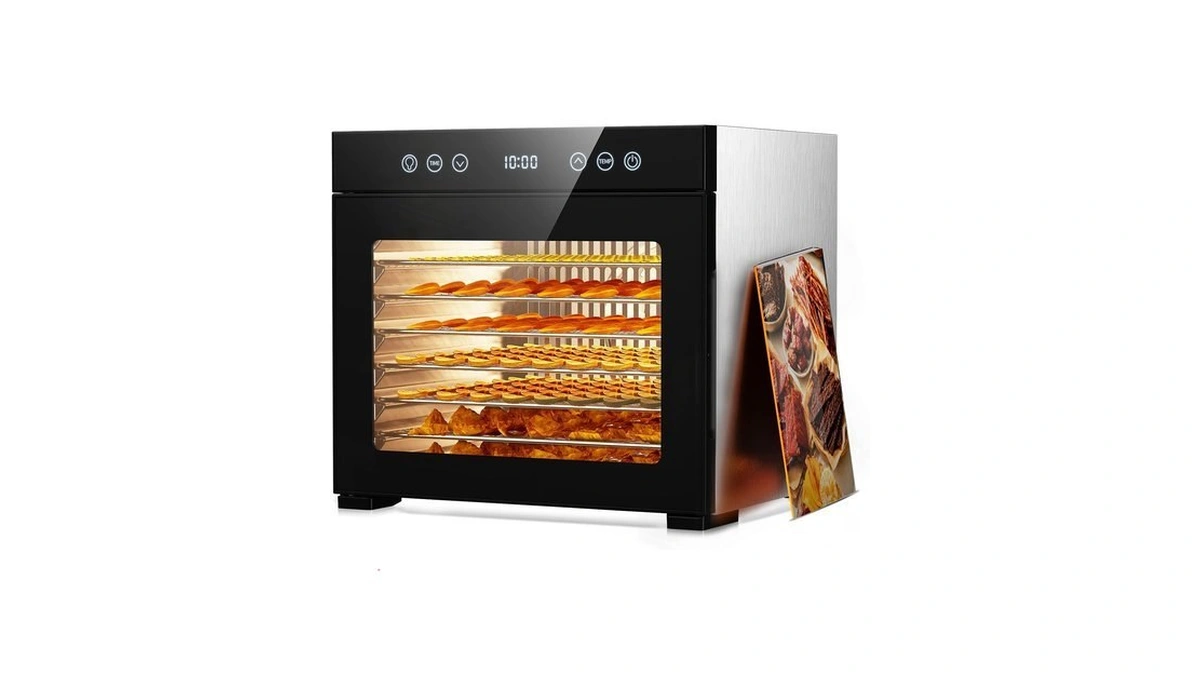Psiidan Food Dehydrator Machine 8 Trays Stainless Steel 650w Faster