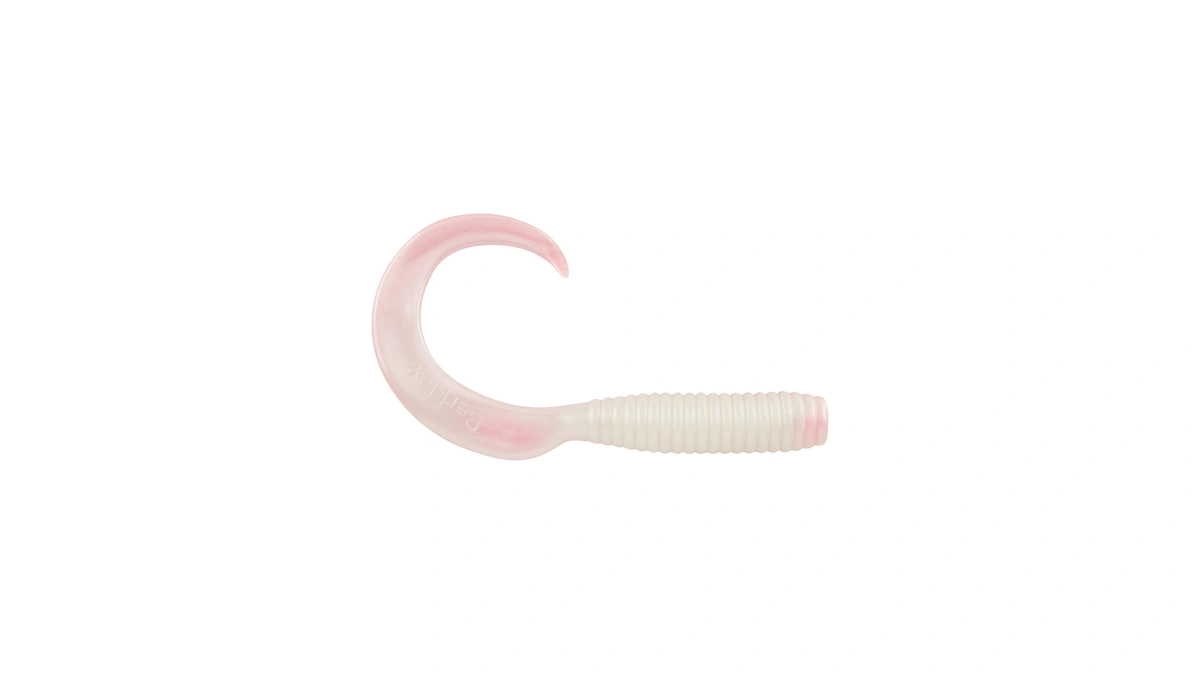 Berkley Gulp! Grub Soft Fishing Bait , Pink Shine, 4"