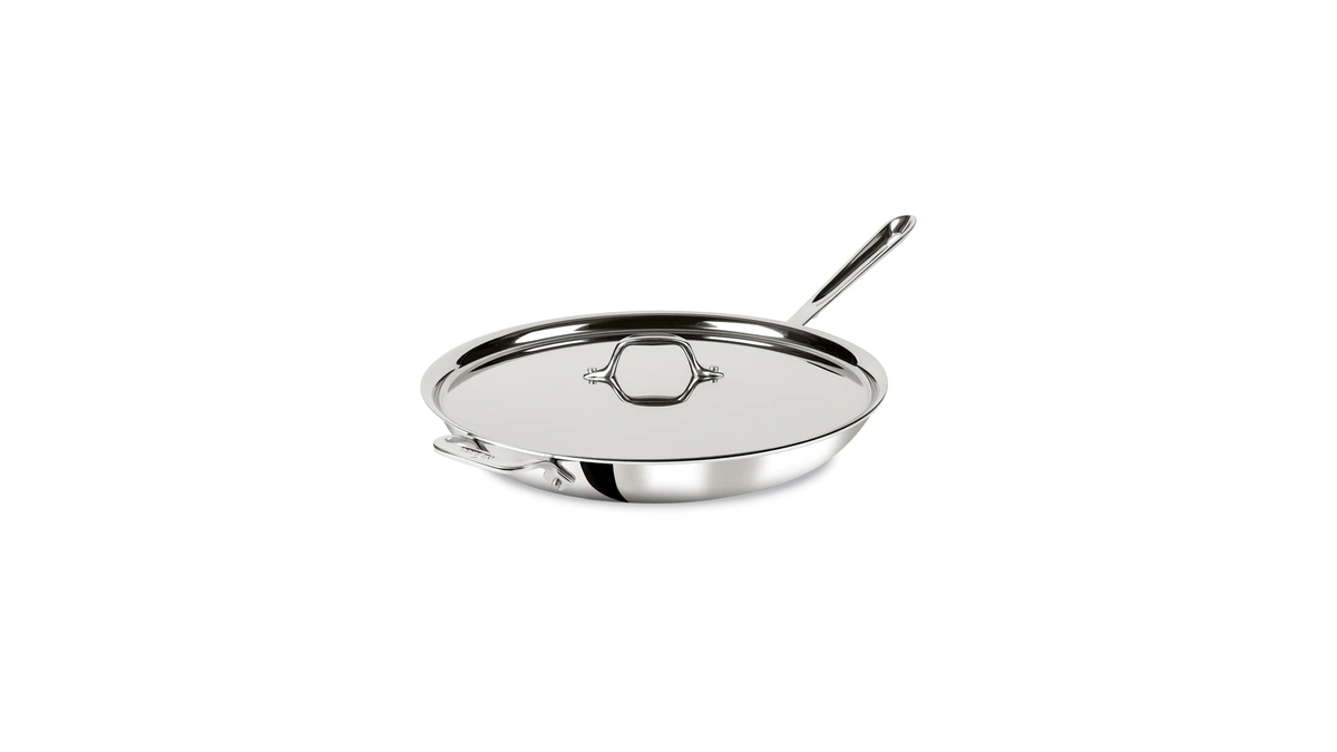 All-clad D3® Stainless Steel 14" Fry Pan, Made In The