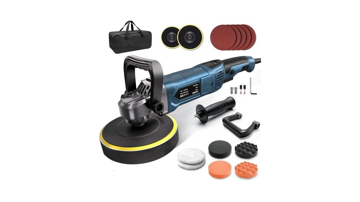 Ofispeed Buffer Polisher, 6 Inch/7 Inch 1600w Rotary Car Buffer