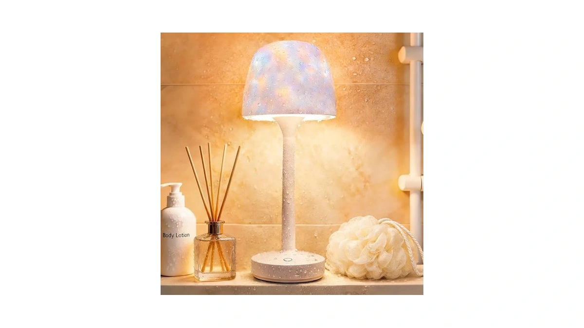 Waterproof Shower Lamp Rechargeable Led Ocean Projector Outdoor Table Lamps