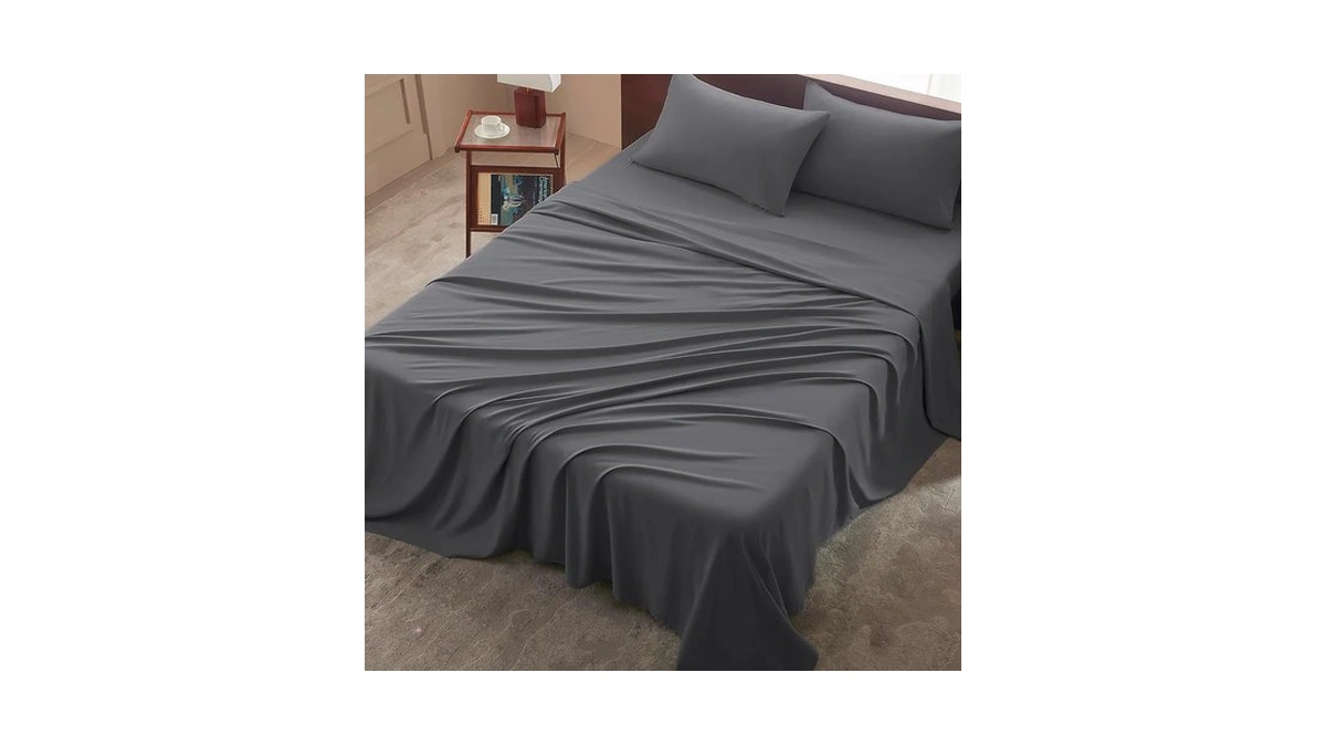 Usxibei King Size 4 Piece Sheet Set - Comfy Breathable