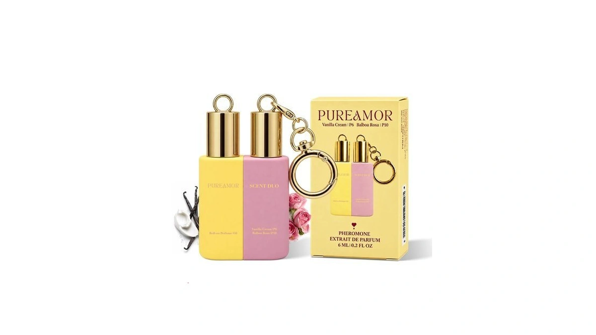 Pureamor Vanilla Cream & Balboa Rosa Roll On Perfume Oil