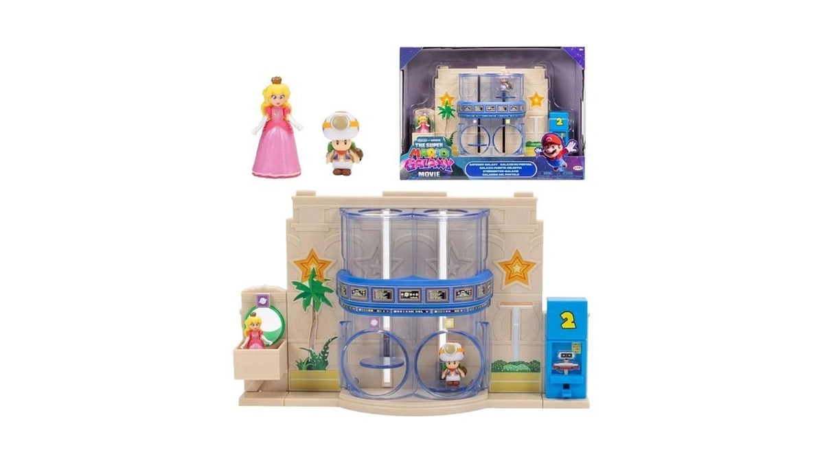 The Super Mario Galaxy Movie – Gateway Galaxy Diorama Playset