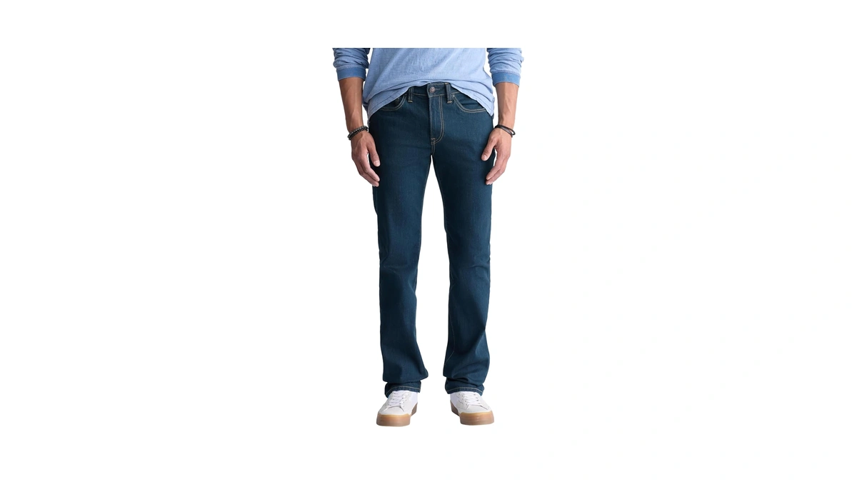 Buffalo David Bitton Men's Straight Six Jeans, Tinted Indigo, 29w