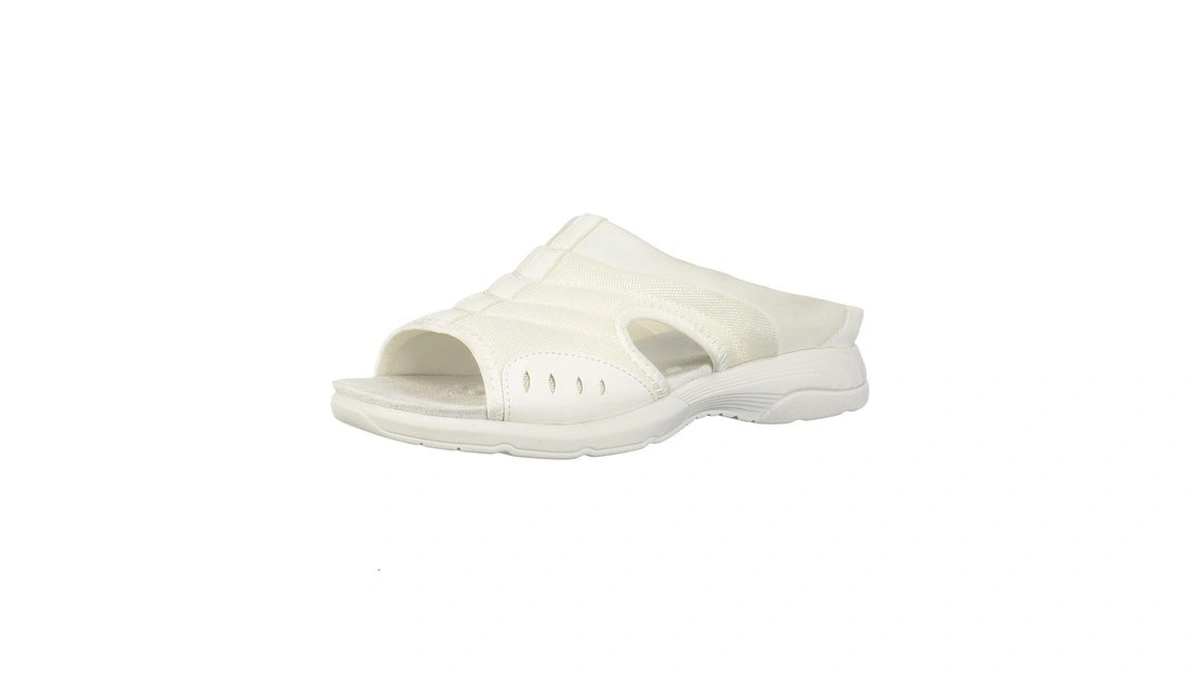Easy Spirit Traciee2 Women's Sandal, 8 B(m) Us, Bright White