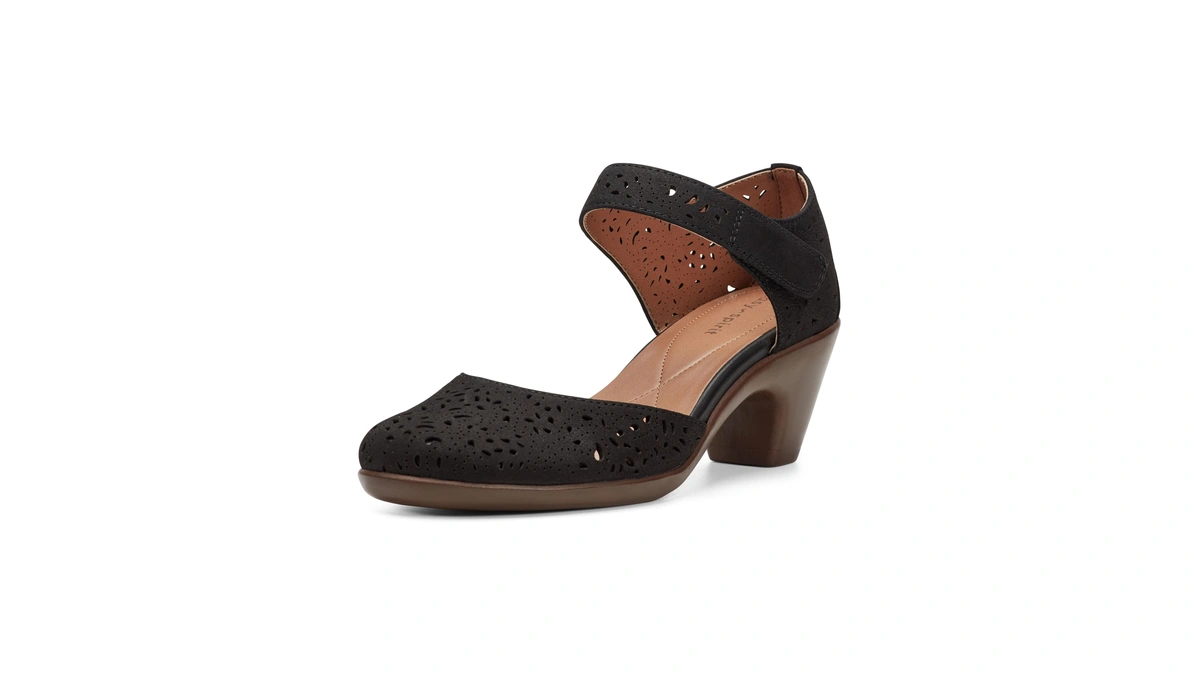 Easy Spirit Cindie Black Nubuck 7 N (aa)