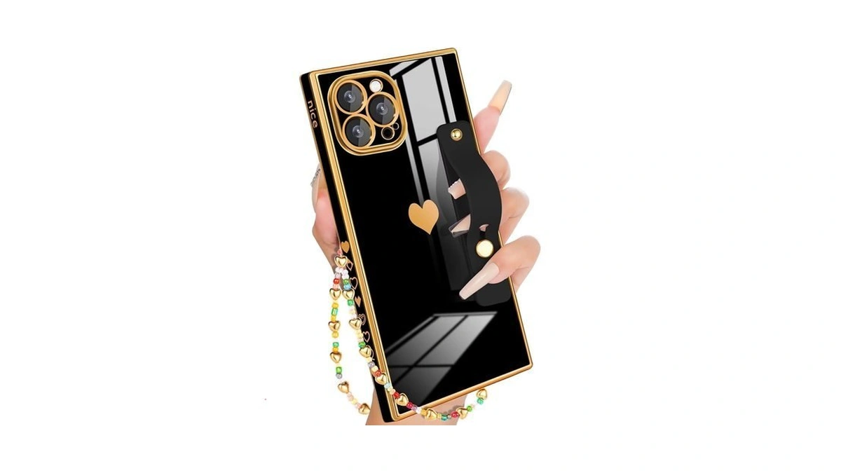 Petitian For Iphone 14 Pro Case With Stand/string, Luxury Cute