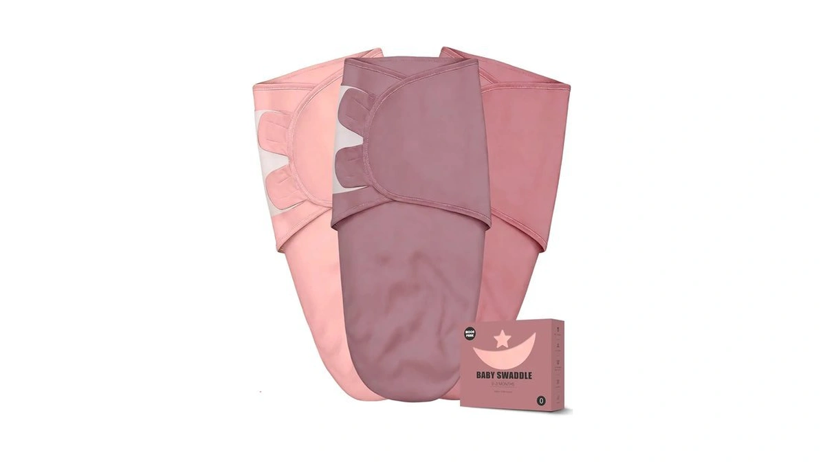 Newborn Swaddle Blanket Wrap 0-3 Months (3-pack) - Adjustable Infant