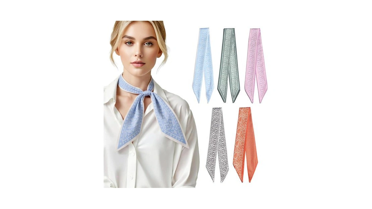 Leakkle 5/7pcs Fashion Scarves For Women, Multifunctional Boho Scarves Headbands