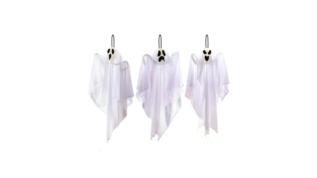Joyin 3 Pcs Halloween Party Decorations 27.5" Hanging Ghosts, Cute