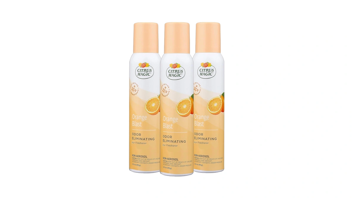 Citrus Magic Air Freshener Spray, Orange Blast, 3 Ounce, Pack