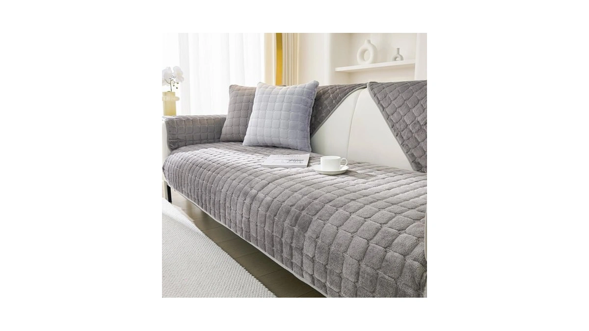Kavikon Couch Cover For Dogs,velvet Non-slip Couch Covers For Sofa