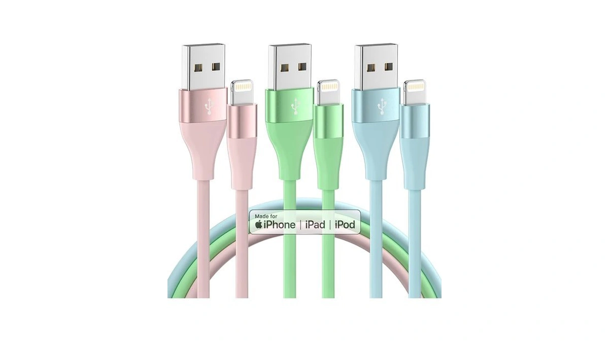 Iphone Charger Fast Charging 3pack 10ft Mfi Certified Lightning Cable