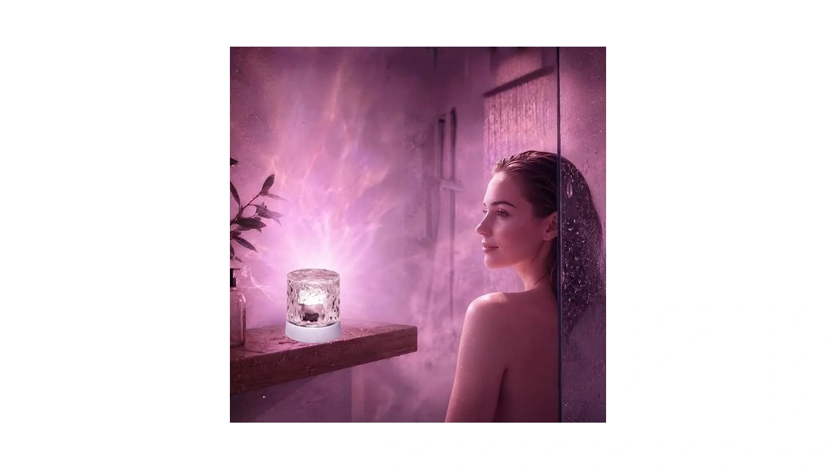 Rechargeable Northern Aurora Projector Light-cordless Ocean Wave Lamp