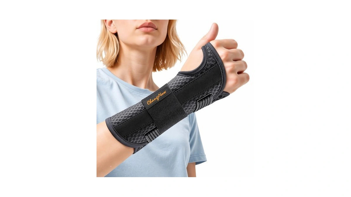3-splint Carpal Tunnel Wrist Brace Night Support, Right Hand Pain