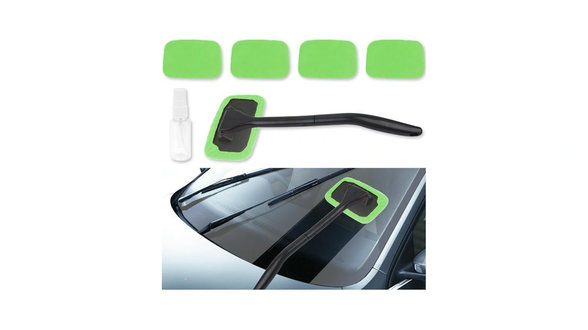 Ofband Car Window Cleaner Tool Kit,microfiber Car Windshield Cleaner Inside