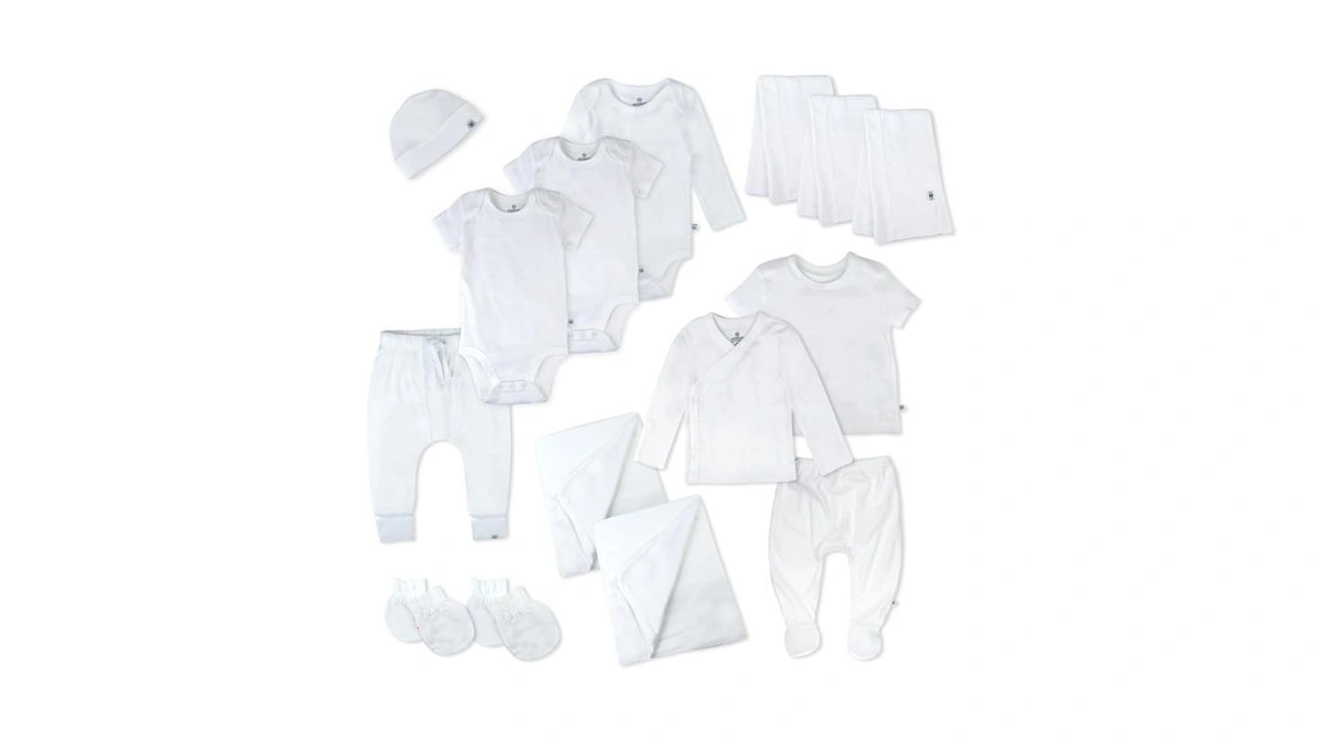 Honestbaby 15-piece Welcome Home Gift Set 100% Organic Cotton For